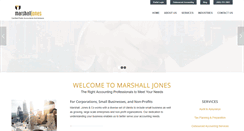 Desktop Screenshot of marshalljones.com