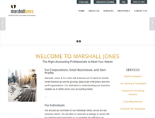 Tablet Screenshot of marshalljones.com